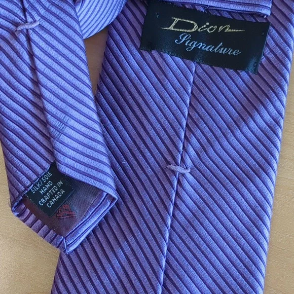 SALE💥. Dion Signature tie, purple - Picture 4 of 4